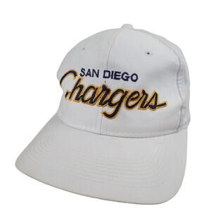 Vintage Sport Specialties San Diego Chargers Script Spellout Snapback Hat